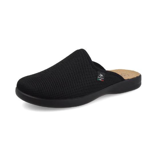 Fly Flot Cloth Erkek Siyah Kapalı Terlik
