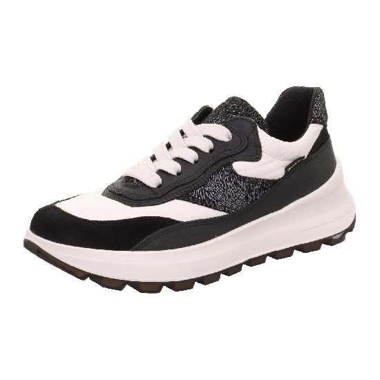 Legero 2-000406 T4 Run Siyah/Beyaz Gore-Tex Spor Ayakkabı