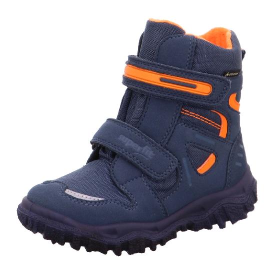 Superfit 1-809080 Husky Çocuk Lacivert/Turuncu Gore-Tex Bot