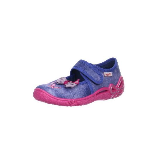 Superfit 0-00288 Çocuk Kot/Fuşya Ev Ayakkabısı