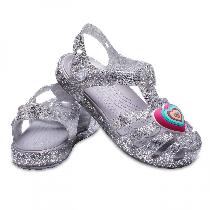 Crocs 205038-040 Isabella Novelty Gümüş Kız Çocuk Sandalet