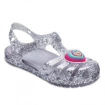 Crocs 205038-040 Isabella Novelty Gümüş Kız Çocuk Sandalet