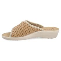 Fly Flot Cloth Kadın Bej Açık Terlik