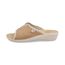 Fly Flot Cloth Kadın Bej Açık Terlik