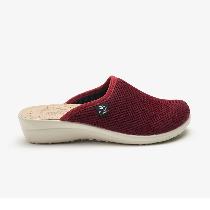 Fly Flot Cloth Kadın Bordo Kapalı Terlik