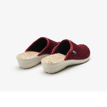 Fly Flot Cloth Kadın Bordo Kapalı Terlik