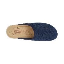Fly Flot Cloth Kadın Lacivert/Beyaz Kapalı Terlik