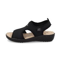 Fly Flot Cloth Kadın Siyah Sandalet