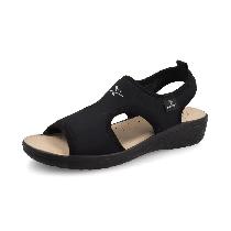 Fly Flot Cloth Kadın Siyah Sandalet