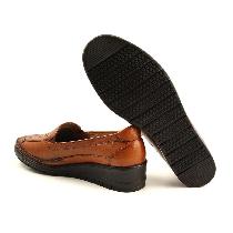 Forelli Moriza Kadın Taba Ortopedik Deri Ayakkabı