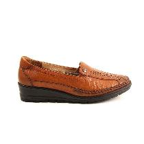 Forelli Moriza Kadın Taba Ortopedik Deri Ayakkabı