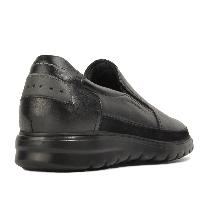 Forelli 43212 Erkek Siyah Ortopedik Deri Ayakkabı