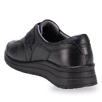 Forelli Avilla Kadın Siyah Ortopedik Deri Ayakkabı