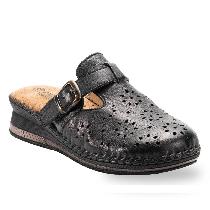 Forelli Cary Kadın Siyah Kapalı Deri Terlik