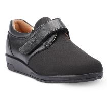 Forelli Cindy Kadın Siyah Ortopedik Deri Ayakkabı