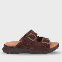 Forelli Ejder Erkek Kahve Ortopedik Deri Terlik