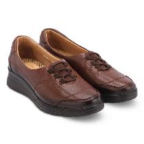 Forelli Hefa Kadın Kahve Ortopedik Deri Ayakkabı