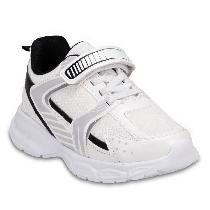 Forelli Mars Çocuk Beyaz/Siyah Spor Ayakkabı