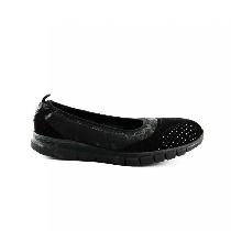 Forelli 29414 Kadın Siyah Nubuk Günlük Ayakkabı