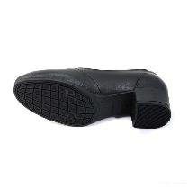 Forelli 57202 Kadın Siyah Deri Topuklu Ayakkabı