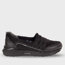 Forelli Riba Kadın Siyah Günlük Deri Ayakkabı