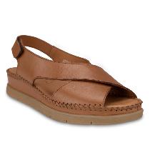 Forelli Tina Kadın Taba Ortopedik Deri Sandalet