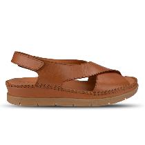 Forelli Tina Kadın Taba Ortopedik Deri Sandalet