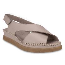 Forelli Tina Kadın Vizon Ortopedik Deri Sandalet