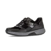 Gabor 0106.03 Rollingsoft Kadın Siyah/Bronz  Deri Spor Ayakkabı