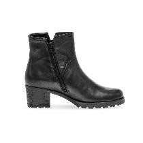 Gabor 32.804 Kadın Siyah Deri Topuklu Bot