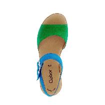 Gabor 64.651 Best Fitting Kadın Mavi/Yeşil Nubuk Sandalet