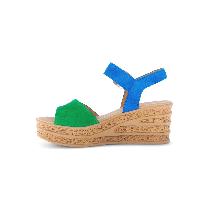 Gabor 64.651 Best Fitting Kadın Mavi/Yeşil Nubuk Sandalet