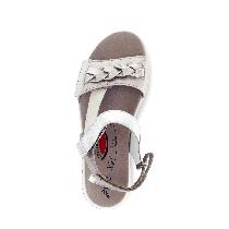 Gabor 66.883 Rollingsoft Sensitive Kadın Pudra/Gümüş Deri Sandalet