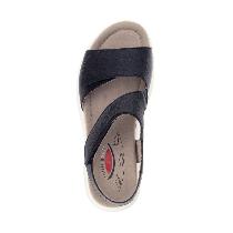 Gabor 86.815 Rollingsoft Kadın Siyah Deri Sandalet