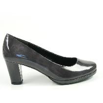 Gabor 92.190 Kadın Siyah Rugan Topuklu Ayakkabı