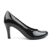 Gabor 75.210 Kadın Siyah Rugan Topuklu Ayakkabı