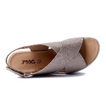 Imac Candy Kadın Bej Deri Sandalet