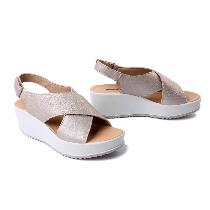 Imac Candy Kadın Bej Deri Sandalet