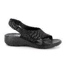 Imac Charlotte Kadın Siyah Deri Sandalet