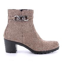 Imac Dahlia Kadın Vizon Süet Topuklu Bot