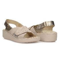 Imac Dayana Kadın Bej Tabanı Çıkabilen Deri Sandalet