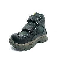 Ortopedia 2052-504 Çocuk Ortopedik Siyah/Yeşil Deri Bot