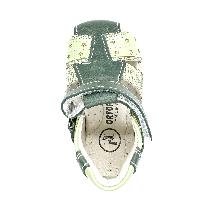 Ortopedia 605-1 Çocuk Ortopedik Yeşil Deri Sandalet