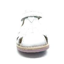 Ortopedia 630-1 Çocuk Ortopedik Beyaz/Lame Deri Sandalet