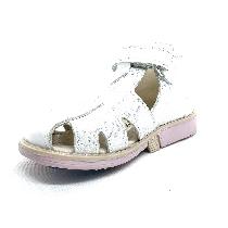 Ortopedia 630-1 Çocuk Ortopedik Beyaz/Lame Deri Sandalet