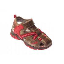 Primigi 11586 Çocuk Vizon/Kırmızı Deri Sandalet