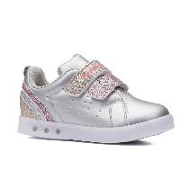 Promax 1739 Kız Çocuk Gümüş Işıklı Spor Ayakkabı
