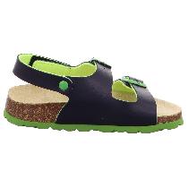 Superfit 0-600124 Çocuk Lacivert/Yeşil Mantar Sandalet