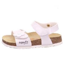 Superfit 6-00118 Çocuk Beyaz Mantar Sandalet
