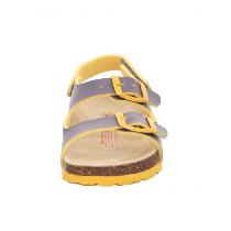 Superfit 1-800124 Çocuk Gri/Sarı Mantar Sandalet